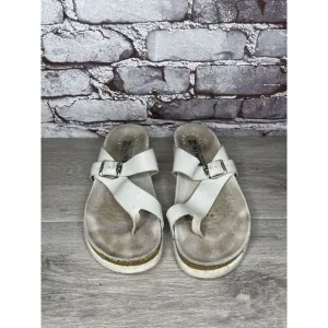 Mephisto Womens Sandals Helen Casual Buckle Strap Toe-Post Open Back Leather 39