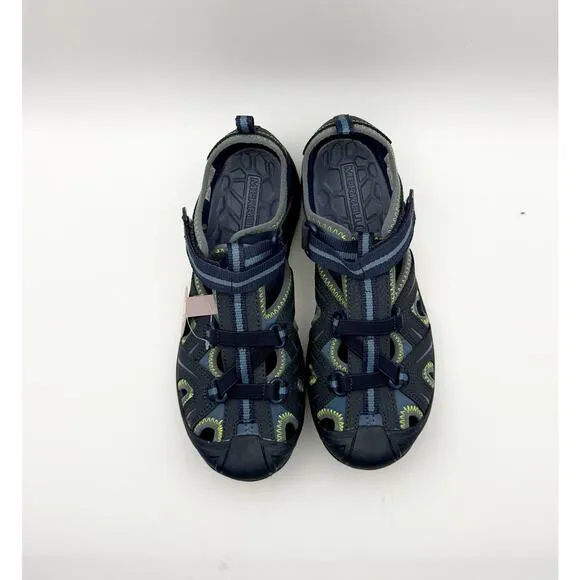 Merrell Kids Hydro Sport Sandals Big Kids 5 WIDE Blue Green Unisex Boys NWB