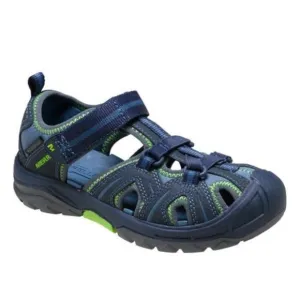 Merrell Kids Hydro Sport Sandals Big Kids 5 WIDE Blue Green Unisex Boys NWB