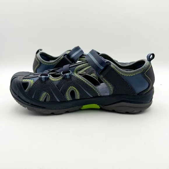 Merrell Kids Hydro Sport Sandals Big Kids 5 WIDE Blue Green Unisex Boys NWB