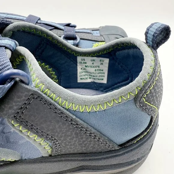 Merrell Kids Hydro Sport Sandals Big Kids 5 WIDE Blue Green Unisex Boys NWB