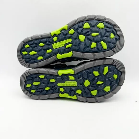Merrell Kids Hydro Sport Sandals Big Kids 5 WIDE Blue Green Unisex Boys NWB