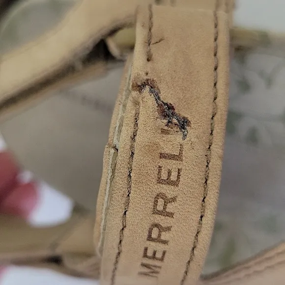 Merrell Siena Walking Sandals Buff Sand Size 7