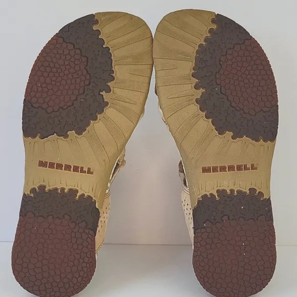 Merrell Siena Walking Sandals Buff Sand Size 7