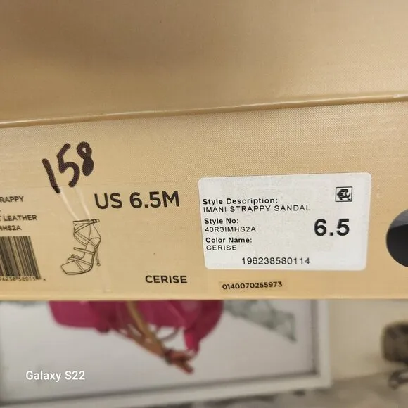 Michael Kors &quot;Imani&quot; Heeled Sandals. Color is called &quot;Cerise&quot;. NIB. Sz: various