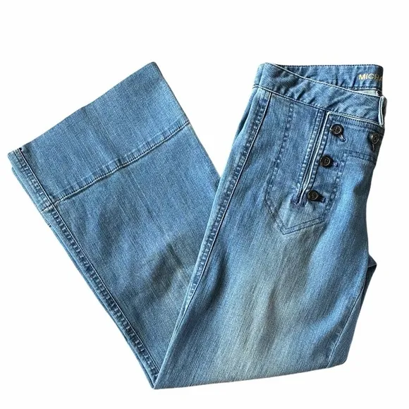 Michael Kors Cropped Sailor Jeans Size 0