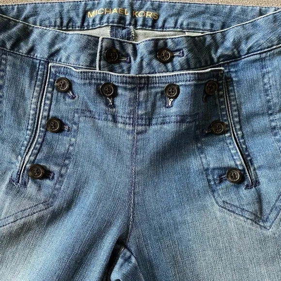 Michael Kors Cropped Sailor Jeans Size 0