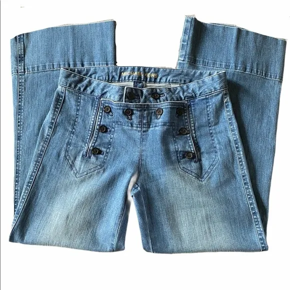Michael Kors Cropped Sailor Jeans Size 0
