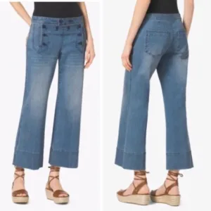 Michael Kors Cropped Sailor Jeans Size 0