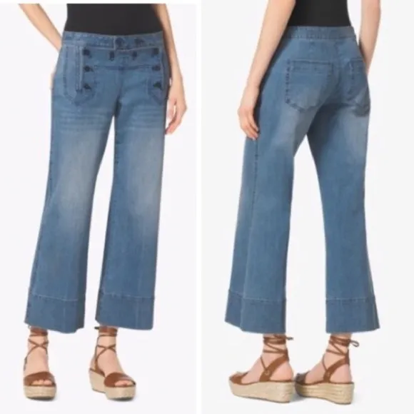 Michael Kors Cropped Sailor Jeans Size 0