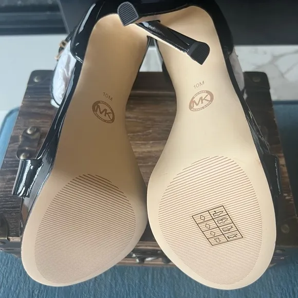 Michael Kors Jordyn Patent Leather Platform Sandals
