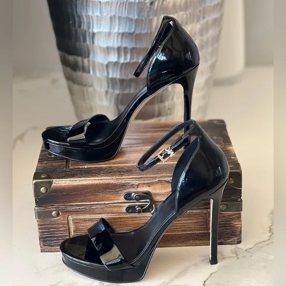 Michael Kors Jordyn Patent Leather Platform Sandals