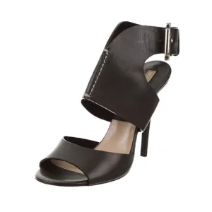 Michael Kors Leather Ankle Strap Sandals Heels Shoes~36.5/fit US 6~Made in Italy