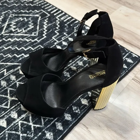 Michael Kors Porter Suede Platform Sandal