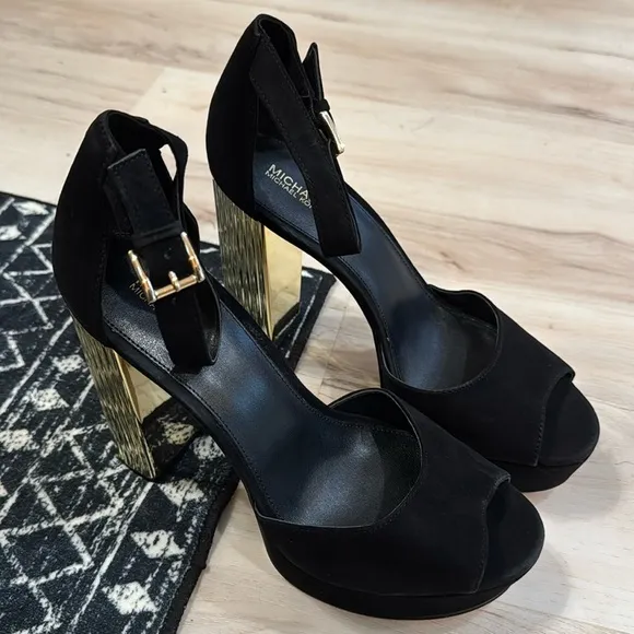 Michael Kors Porter Suede Platform Sandal
