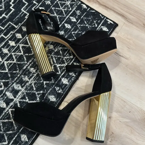 Michael Kors Porter Suede Platform Sandal