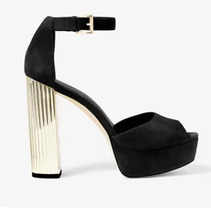 Michael Kors Porter Suede Platform Sandal