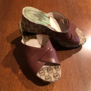 Michael Kors wedge sandals NEW without tags