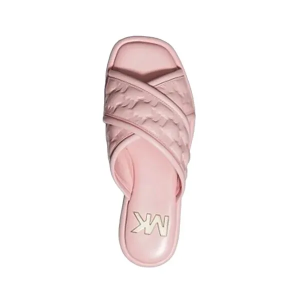 Michael Kors Women's Gideon Slide Sandals Pink Size 5