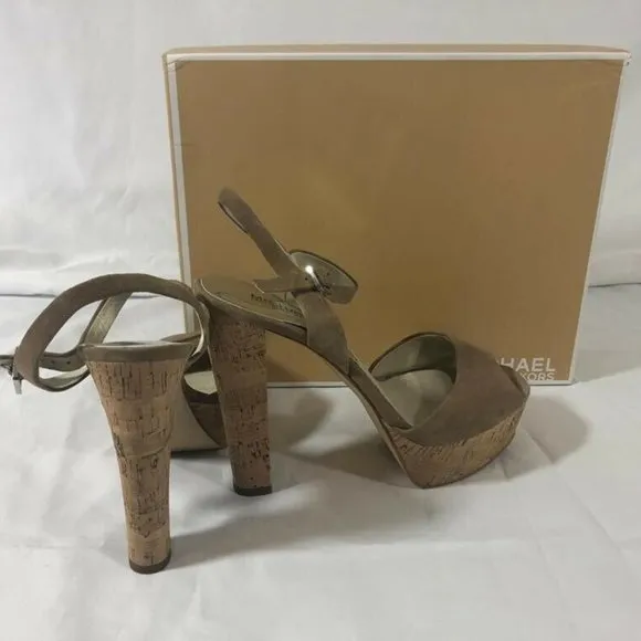 Michael Kors Women’s Shoes Sandals Suede Heels 9