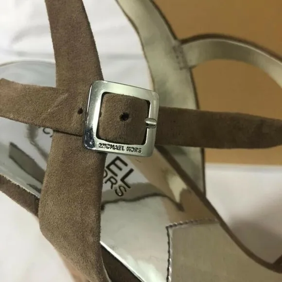 Michael Kors Women’s Shoes Sandals Suede Heels 9