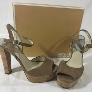 Michael Kors Women’s Shoes Sandals Suede Heels 9