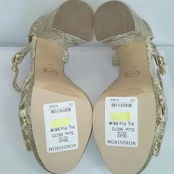Michael - Michael Kors Vintage Vibe Block Sandals