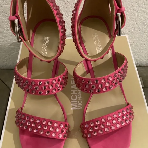 MICHAEL MICHAEL KORS Women's Amal Dress Sandals, size 7.5
