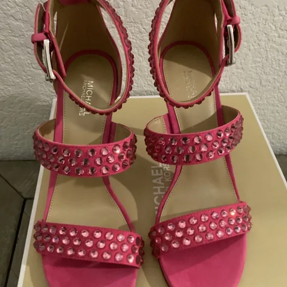 MICHAEL MICHAEL KORS Women's Amal Dress Sandals, size 7.5