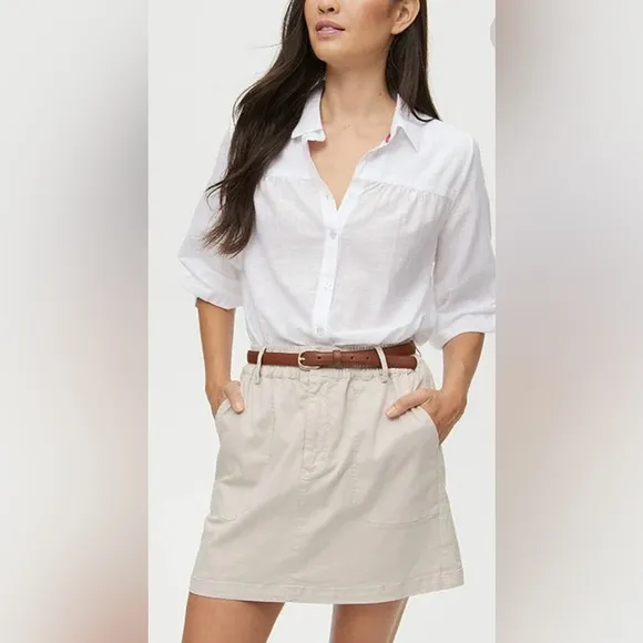 Michael Stars Monroe Utility Mini Skirt Contemporary Minimalist Sizes 1X &amp; 2X
