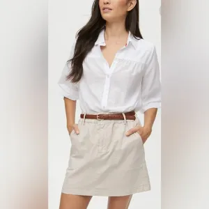 Michael Stars Monroe Utility Mini Skirt Contemporary Minimalist Sizes 1X &amp; 2X