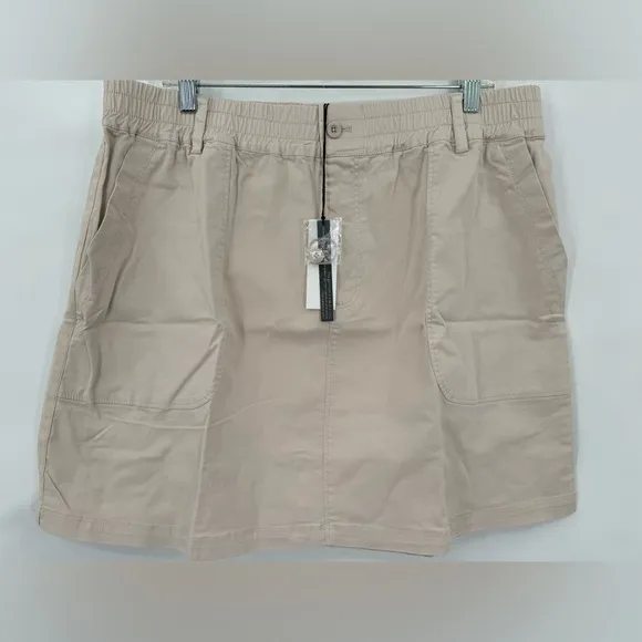 Michael Stars Monroe Utility Mini Skirt Contemporary Minimalist Sizes 1X &amp; 2X