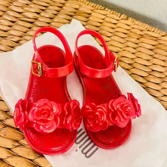 Mini Melissa flowers sandals