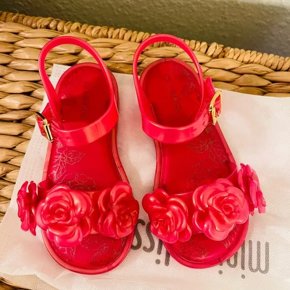 Mini Melissa flowers sandals