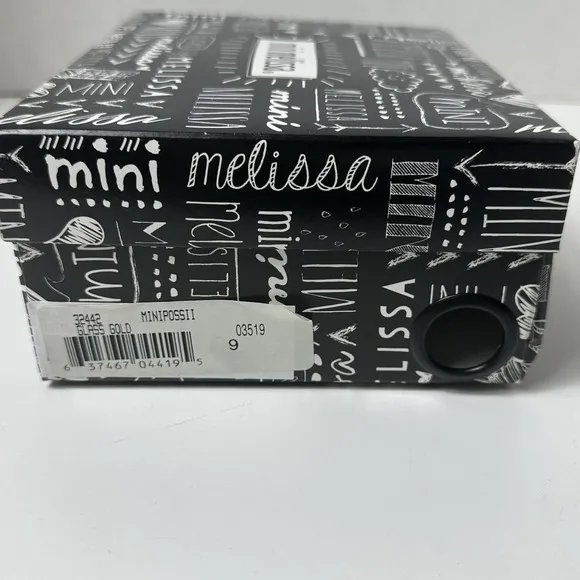 Mini Melissa Girls Mini Possession Fisherman Roman Sandals Sz 9 NIB W/ Dust Bag