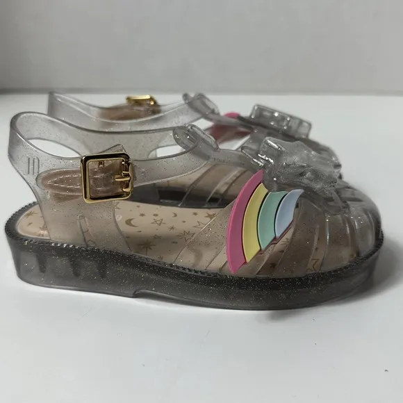 Mini Melissa Girls Mini Possession Fisherman Roman Sandals Sz 9 NIB W/ Dust Bag
