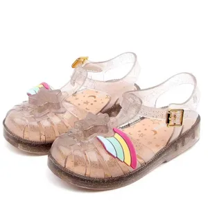 Mini Melissa Girls Mini Possession Fisherman Roman Sandals Sz 9 NIB W/ Dust Bag