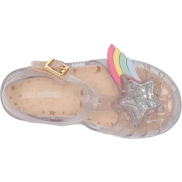 Mini Melissa Girls Mini Possession Fisherman Roman Sandals Sz 9 NIB W/ Dust Bag