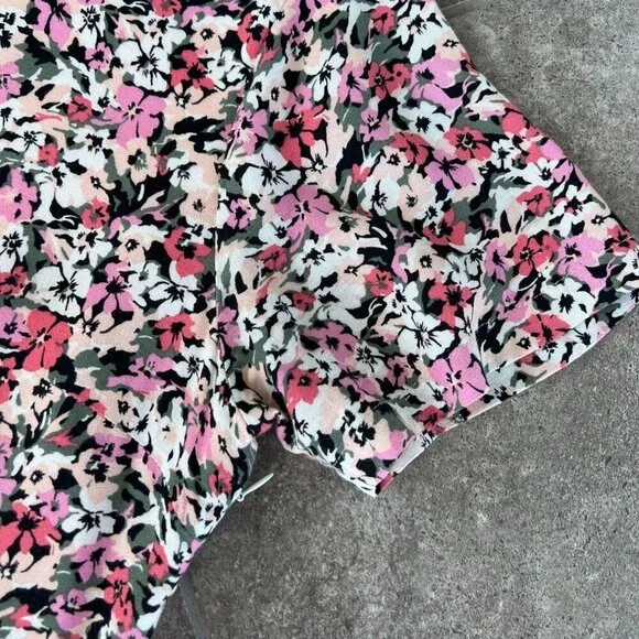 MinkPink Make Your Move Floral Ruffle Mini Dress Size Medium