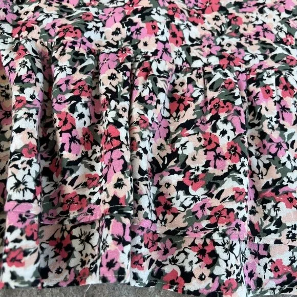 MinkPink Make Your Move Floral Ruffle Mini Dress Size Medium