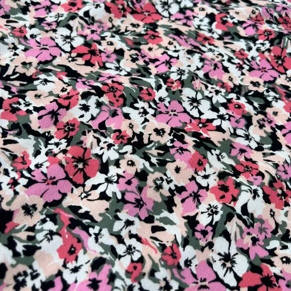MinkPink Make Your Move Floral Ruffle Mini Dress Size Medium