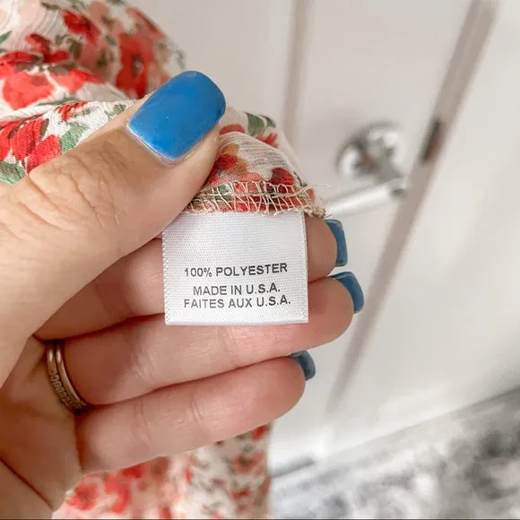 MISA Los Angeles Fallon Dress Poppy Allover Maxi Floral