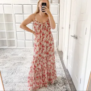 MISA Los Angeles Fallon Dress Poppy Allover Maxi Floral