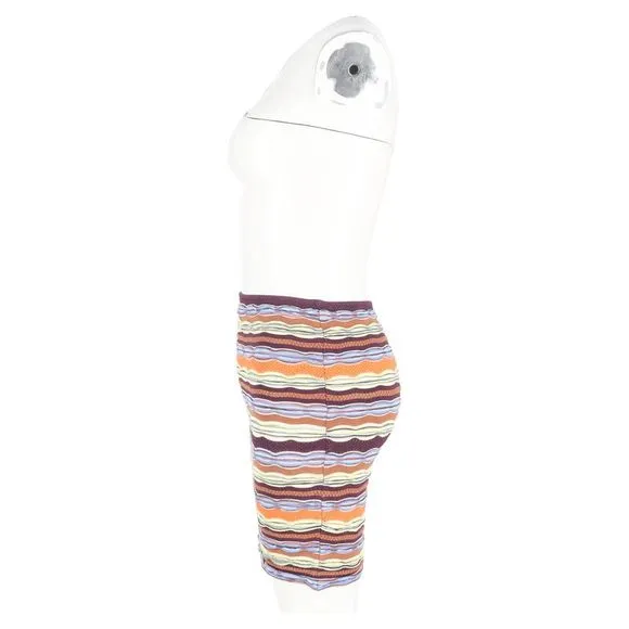 Missoni Mini Pencil Skirt in Multicolor Cotton