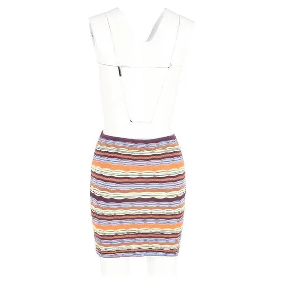 Missoni Mini Pencil Skirt in Multicolor Cotton