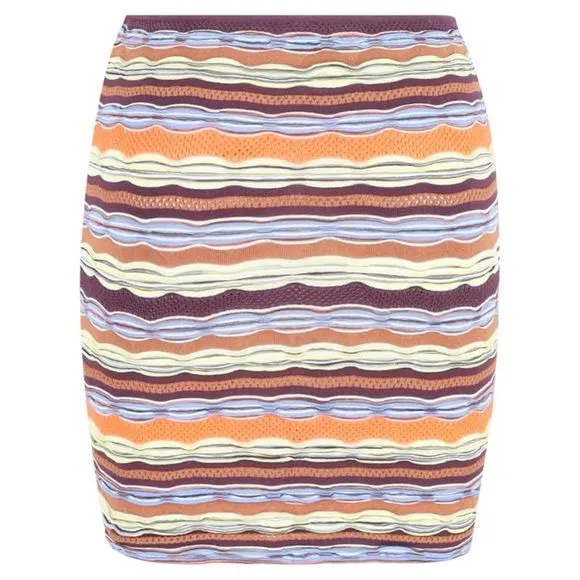 Missoni Mini Pencil Skirt in Multicolor Cotton