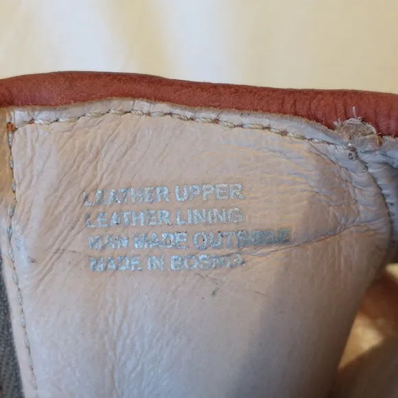 Miz Mooz Forge Leather Zip Sandals - WIDE 37 &amp; 40 - Rust - NWOB