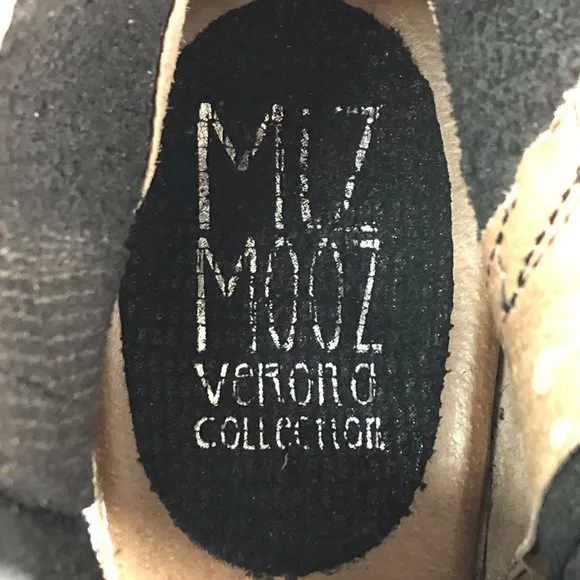 Miz Mooz Women's Size 41 (9.5-10) Corgan Verona Collection Black Leather Sandals