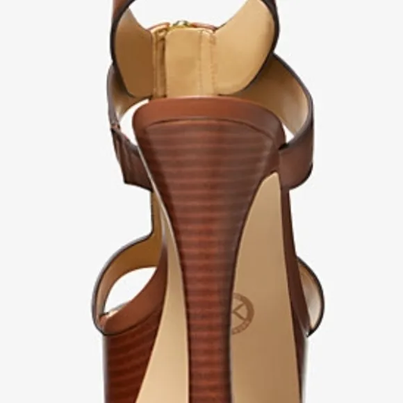 MK - Berkley Leather Platform Sandal