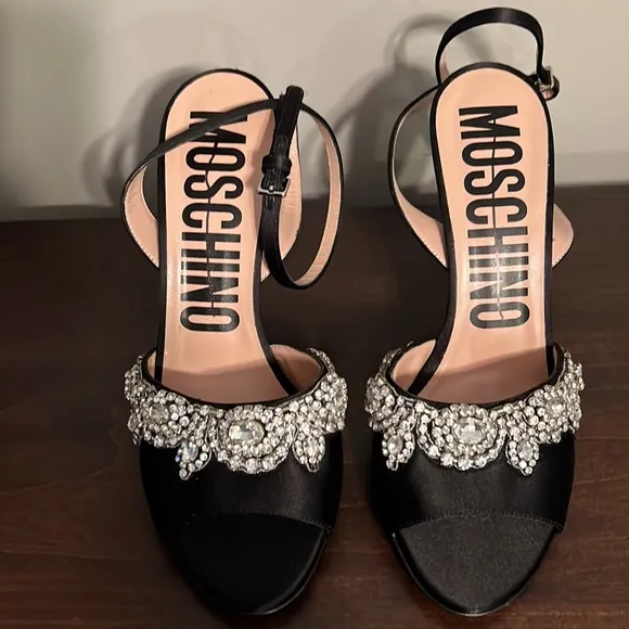 Moschino Embellished Sandals Heels 39